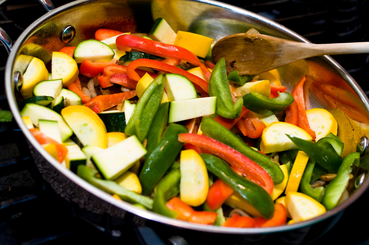 Vegetables in Wok