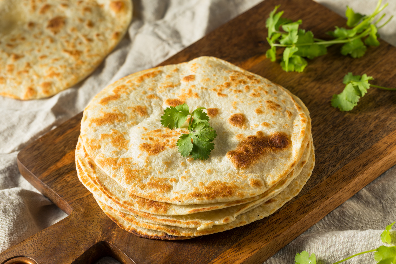 Homemade Roti Chapati Flatbread
