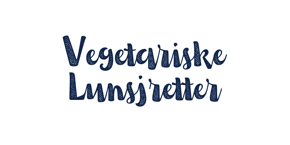 Vegetariske Lunsjretter