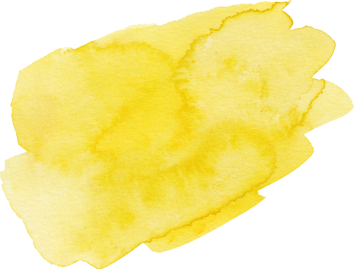 Yellow Watercolor Brush Strokes Textures