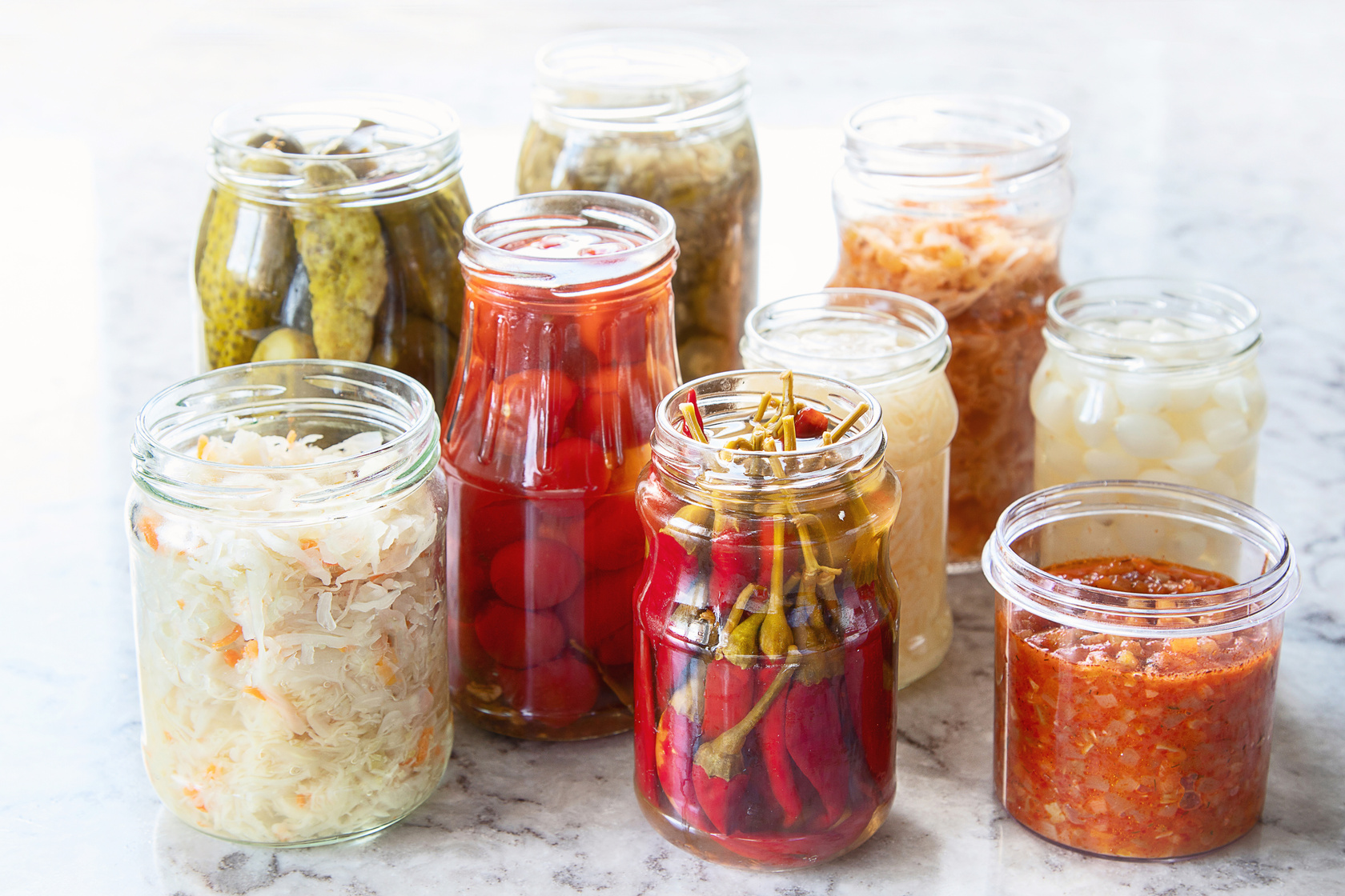 Fermented preserved vegetables