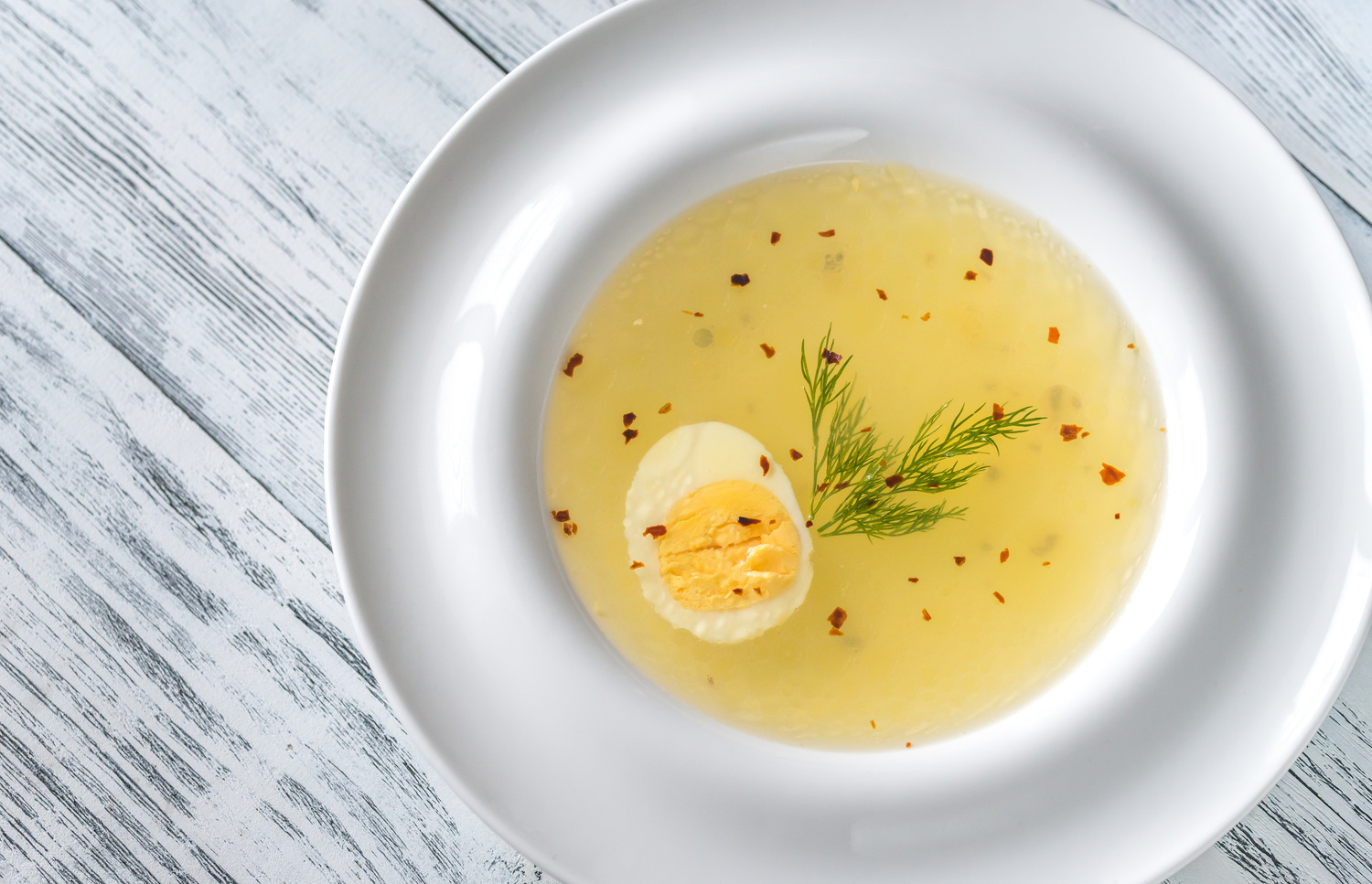 Portion of Chicken Stock