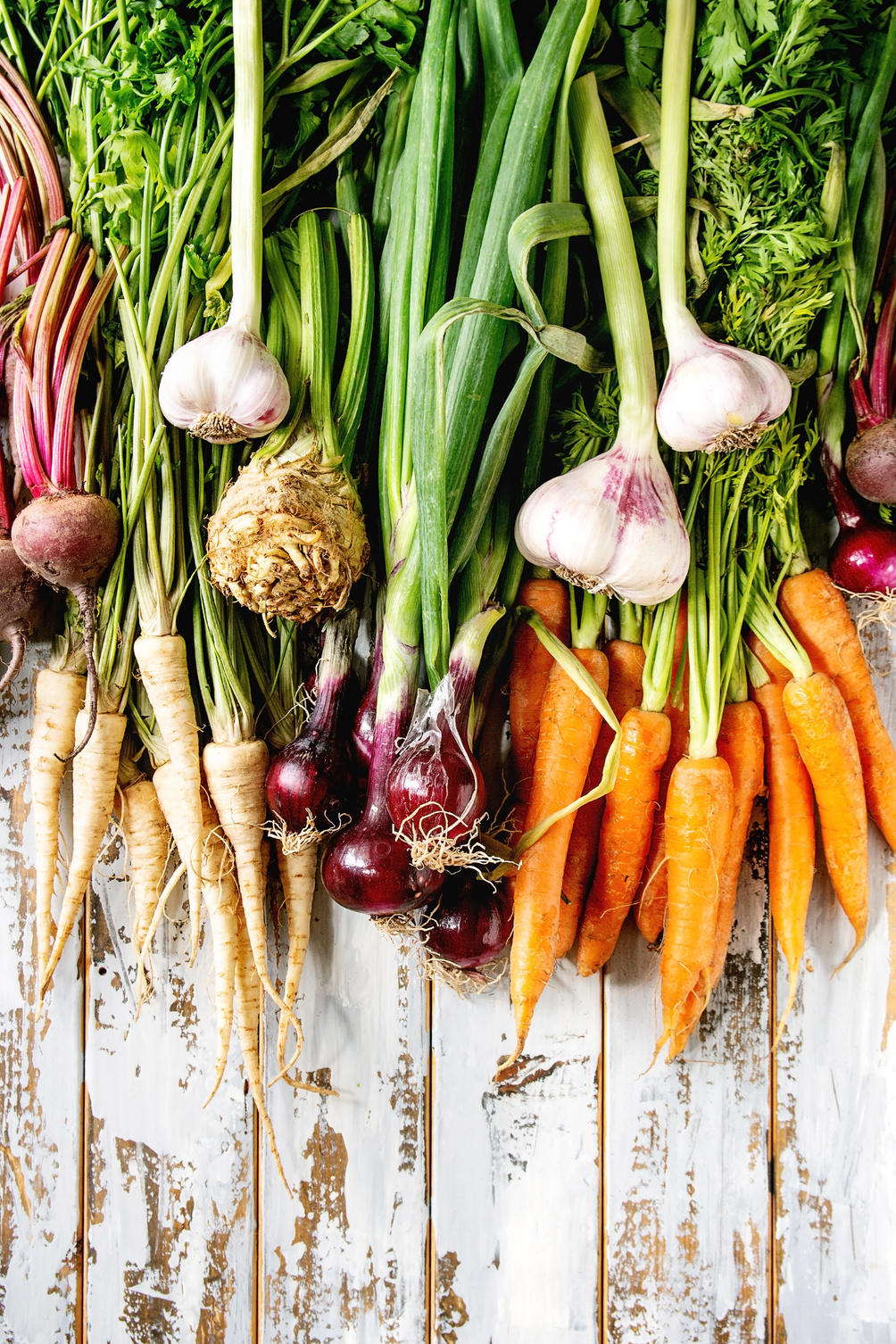 Variety of Root Vegetables
